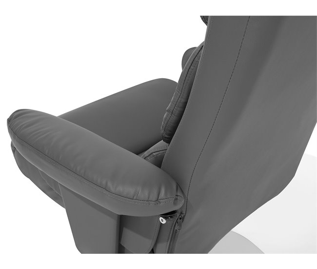 Beliani Cadeira de massagem LEGEND Cinza