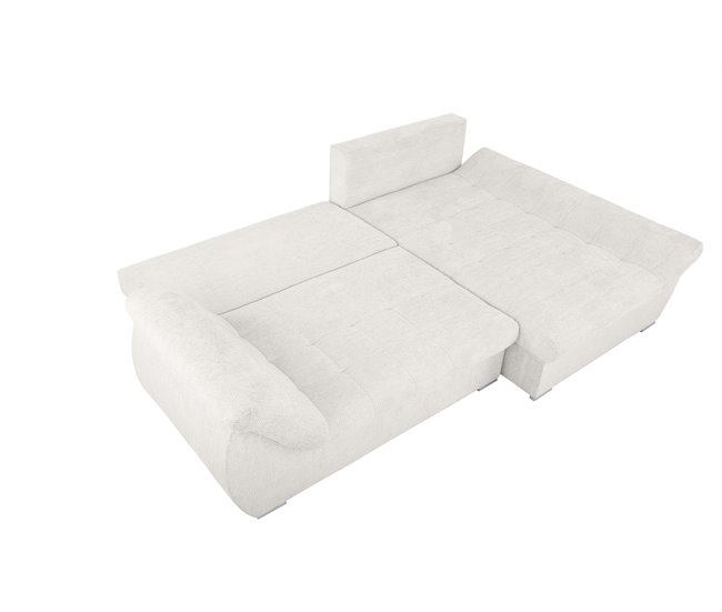 Chaise longue com cama e arca EDEN Branco