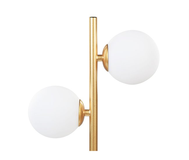 Beliani Candeeiro de mesa MEDINA Dourado