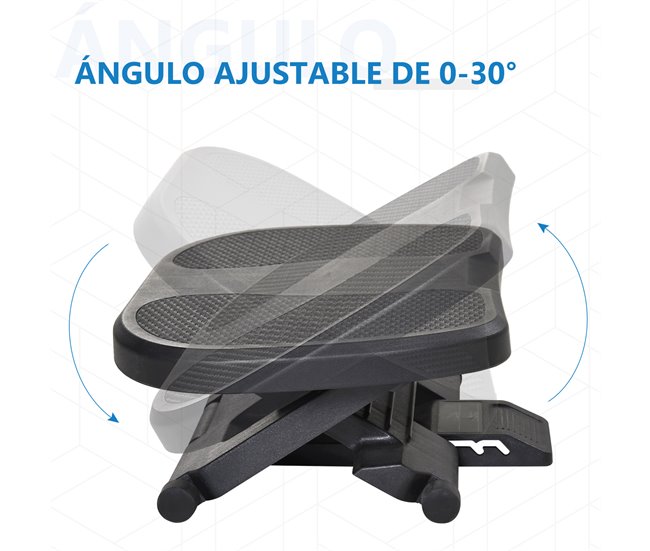 Apoio para Pés HIPS HOMCOM Preto