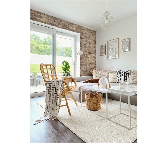 Beliani Mesa de apoio SAXON 40x40 Branco