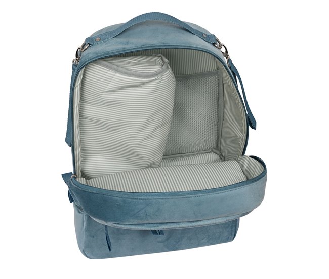 Mochila Acessórios Bebé Leaves Turquesa