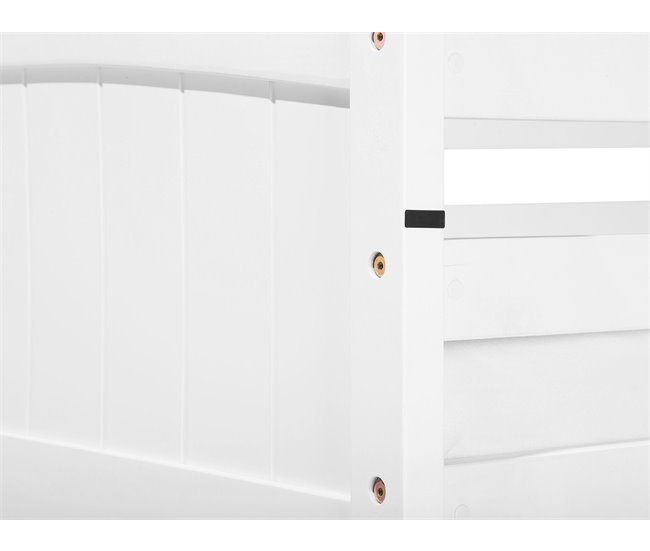 Beliani Beliche Pinho ALBON 104x206 Branco