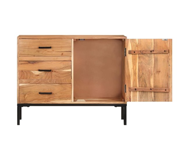 Aparador cómoda cómoda armario mueble organizador cocina salón salón Castanho