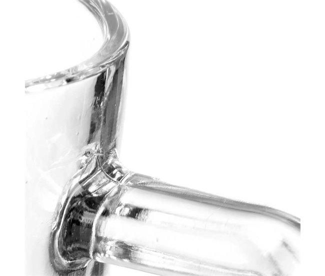 Conjunto de 4 xícaras de café com alça coleção VIVALTO Transparente