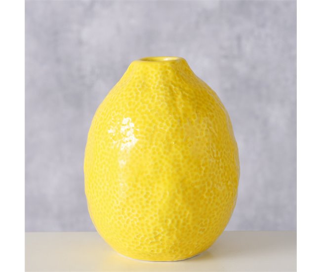 Vaso decorativo ZITRONELLA 12cm marca BOLTZE Amarelo