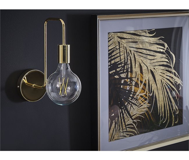 Beliani Lámpara de pared SAVENA Dourado