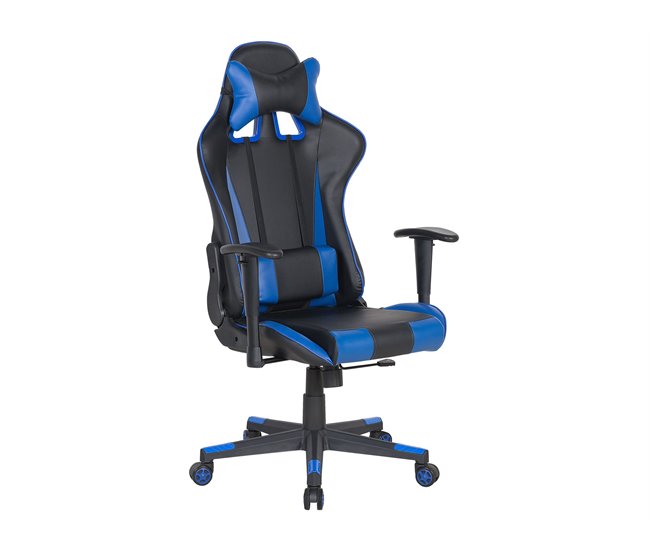 Beliani Cadeira de escritório GAMER Azul