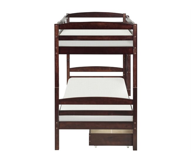 Beliani Beliche Pinho REGAT 97x208 Castanho