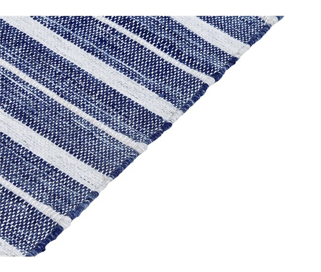Beliani Entrelaçado BADEMLII 160x230 Azul