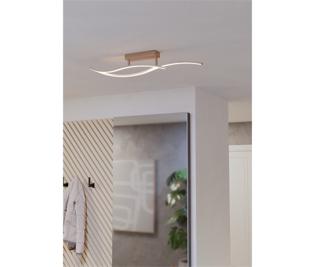 Candeeiro de teto GRISOLIA LED marca EGLO Castanho