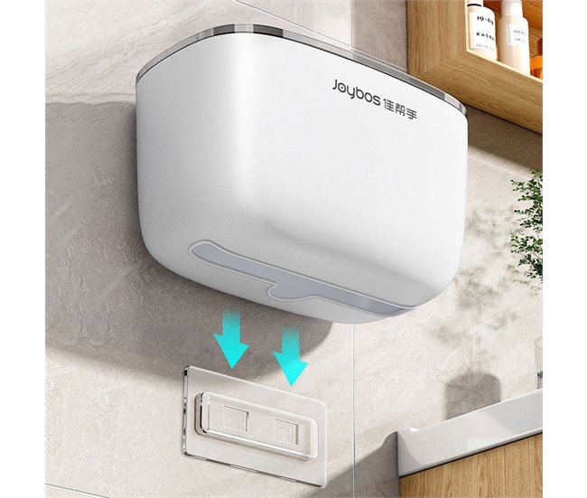 Joybos - Caixa de papel de parede com prateleira Branco