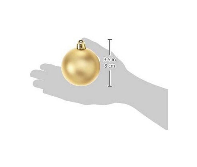 Bolas de Natal Dourado