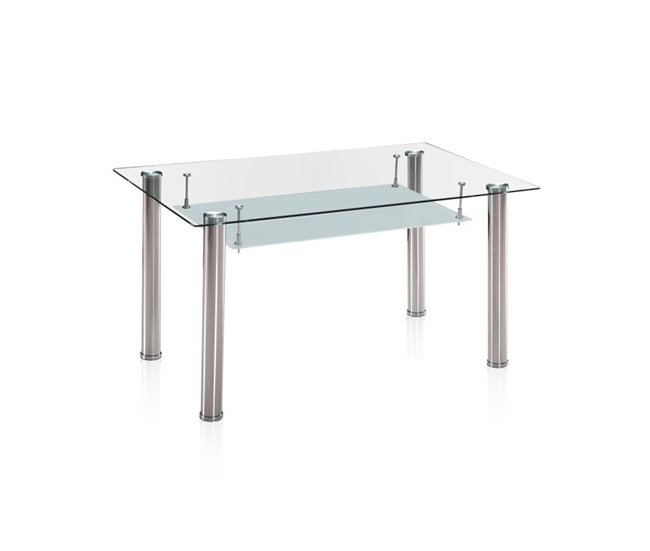  Mesa de jantar Tyra 80x140 Cinza