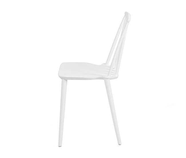 Beliani Cadeira de refeição VENTNOR Branco
