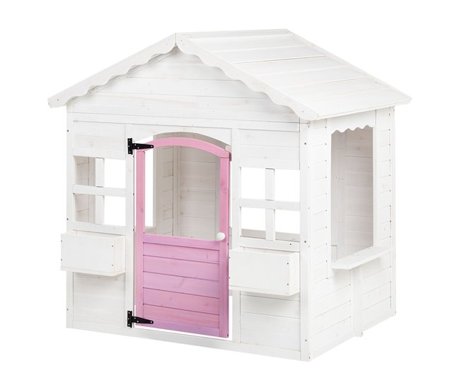 Beliani Casita de jardín NIKAIA Branco