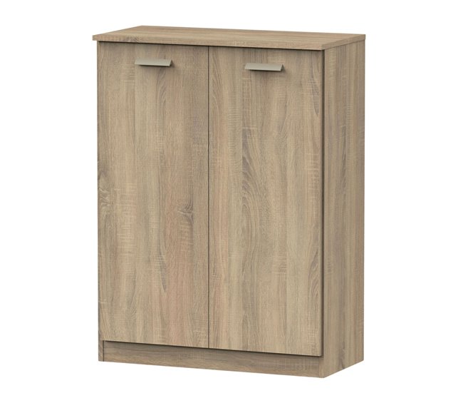 Sapateira auxiliar multiuso para corredor Madeira Clara