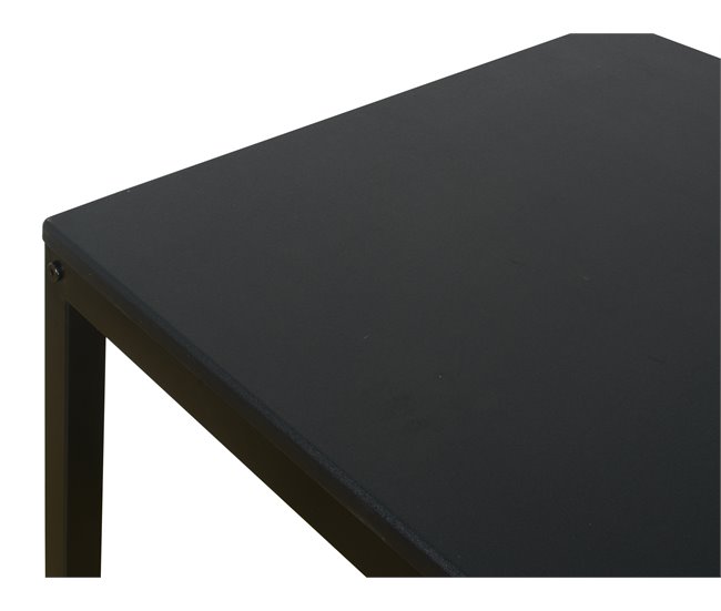 Conjunto de mesa alta com 2 bancos JAMIE Preto