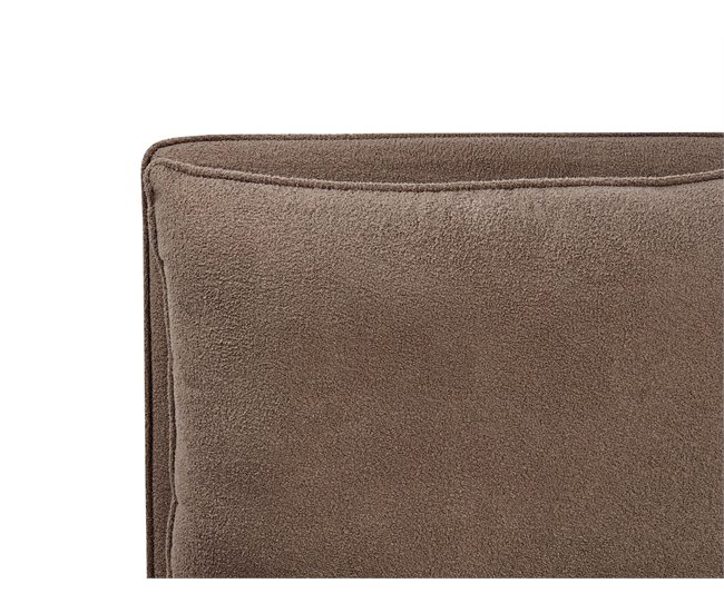 Beliani Cama baú Bouclé BAJONNA 204x235 Cinza