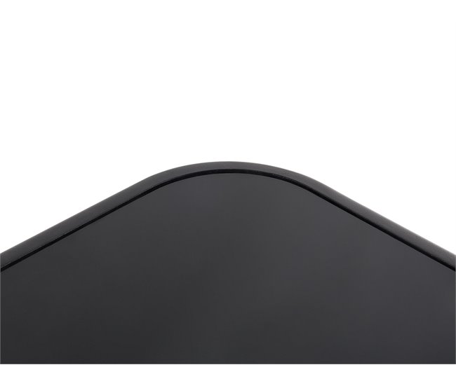 Beliani Mesa de jardim LIVO 80x80 Preto