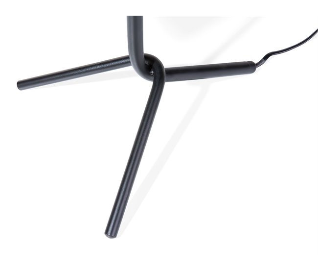 Beliani Candeeiro de mesa MOOKI Preto