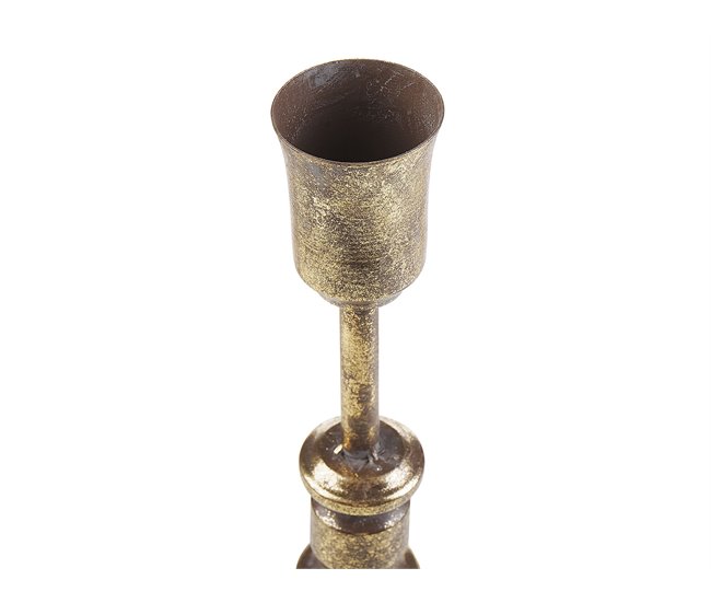 Beliani Candelabro SALAMINA Dourado