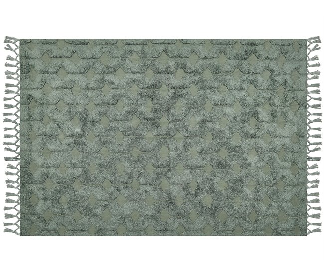 Beliani Pelos curtos KARS 160x230 Verde