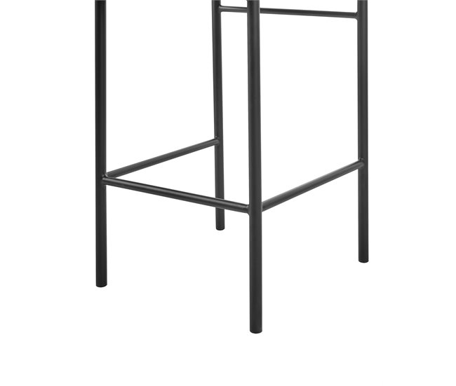 Beliani Silla de bar AMAYA Azul