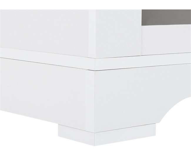 Beliani Mesinha de cabeceira WINGLAY Branco