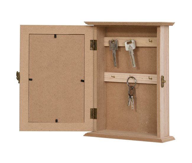 Armário para Chaves MDF HOMCOM Castanho