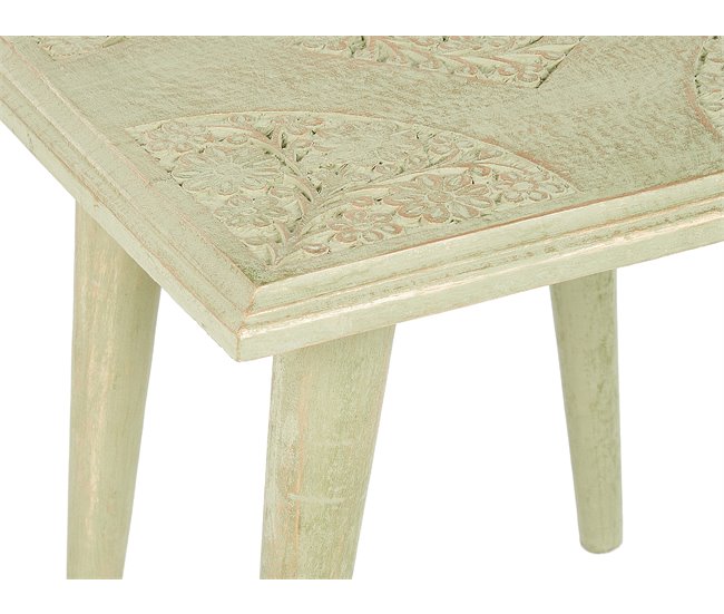 Beliani Conjunto de mesas BELIDHA Verde