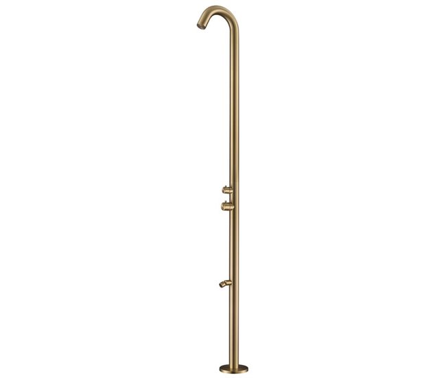 Chuveiro de Água Quente e Fria Ao Ar Livre Sined Shower Quartu Dourado