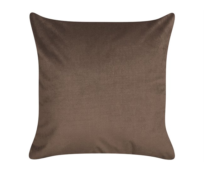 Beliani Almofada decorativa PHILODENDRON 45x45 Castanho