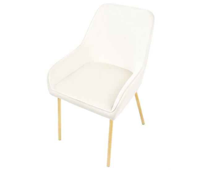 Beliani Cadeira de refeição LOVERNA II Creme