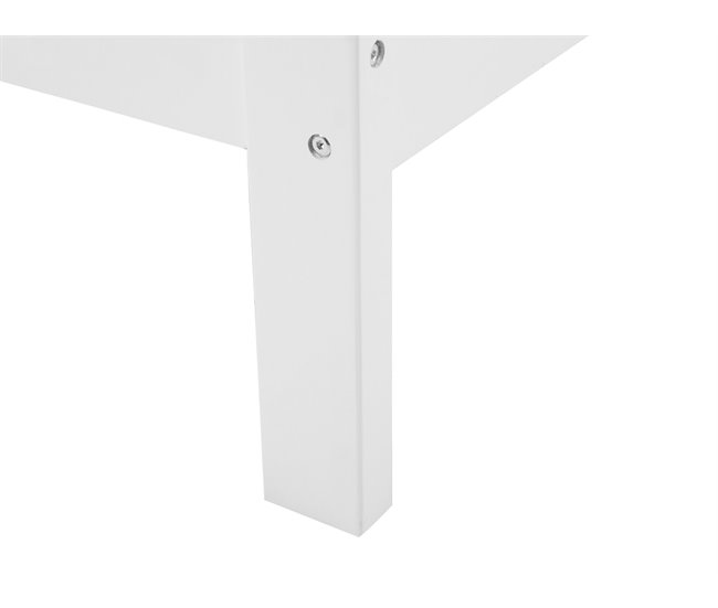 Beliani Cama Pinho TANNAY 149x208 Branco