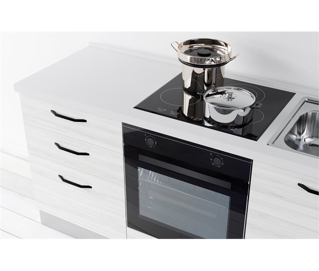 Cozinha GILDA 2.0 Direita Branco/cinza