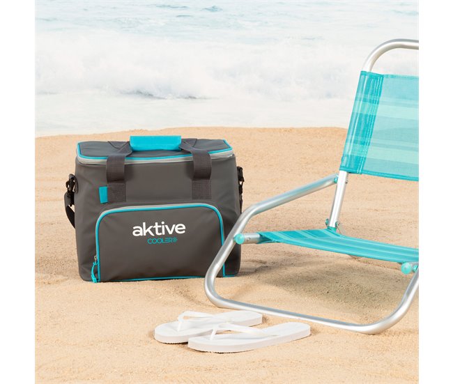 Aktive Bolsa térmica de alto desempenho de 20 litros Cinza Azul