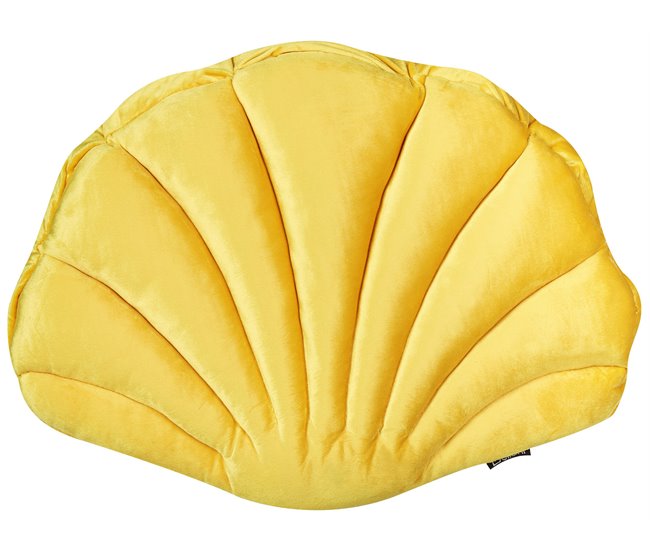 Beliani Almofada decorativa CONSOLIDA 47x35 Amarelo