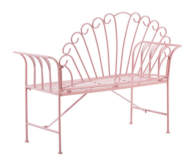 Beliani Conjunto bistrô CAVINIA Rosa