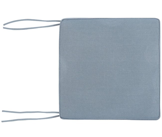 Beliani Cojín de asiento SASSARI 46x46 Azul