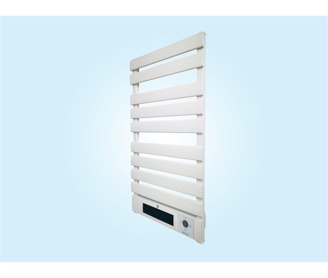 Radiador de toalheiro de alumínio de 2000 W com aquecedor de cerâmica Branco