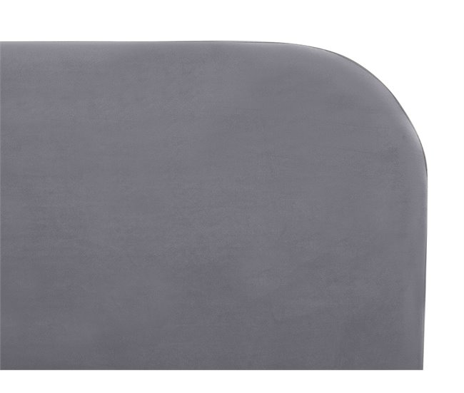 Beliani Cama com estrado Veludo FLAYAT 173x215 Amarelo