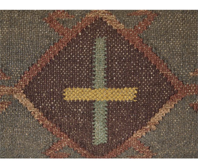 Beliani Almofada decorativa KATORA 45x45 Verde Escuro