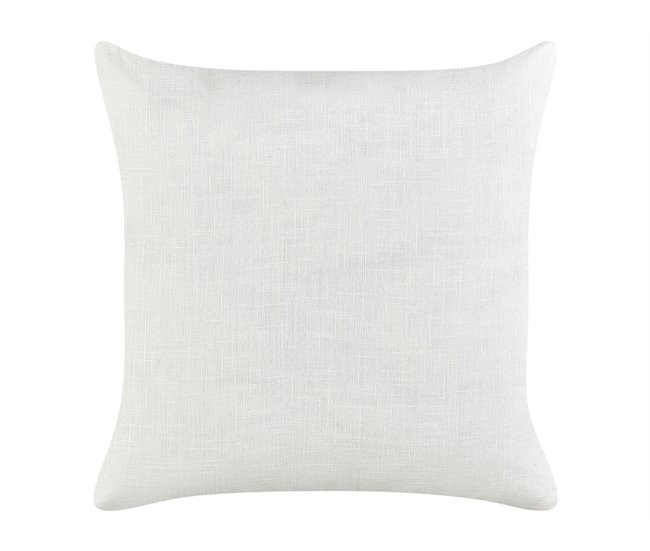 Beliani Almofada decorativa MILAS Branco