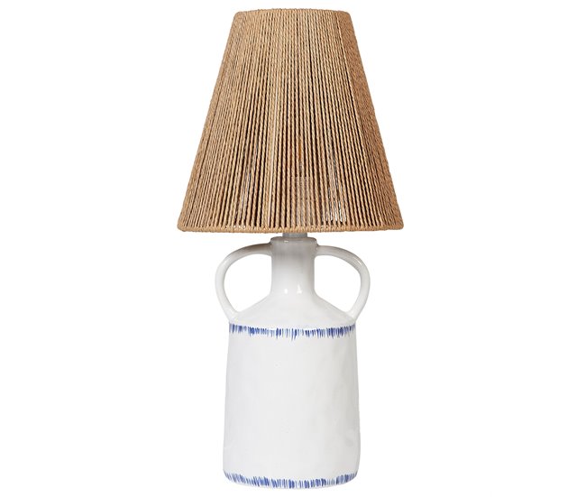 Beliani Candeeiro de mesa LARISSOS Branco