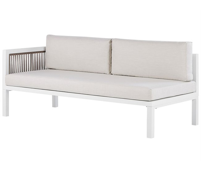 Beliani Conjunto de jardín BORELLO Branco