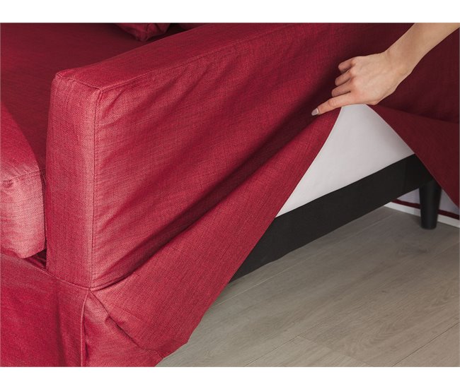 Beliani Capa de sofá GILJA bezug Vermelho