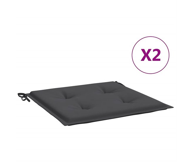 Almofadões de cadeira - Almofadas de exterior 40x40 Antracite