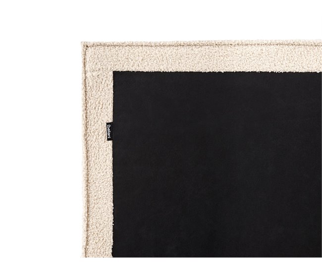 Beliani Cama baú Bouclé MOISSAC 197x224 Bege