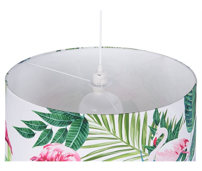 Beliani Candeeiro de tecto FLAMINGO Multicor